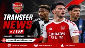 Transfer News Live graphic featuring the latest transfer rumours and confirmed updates