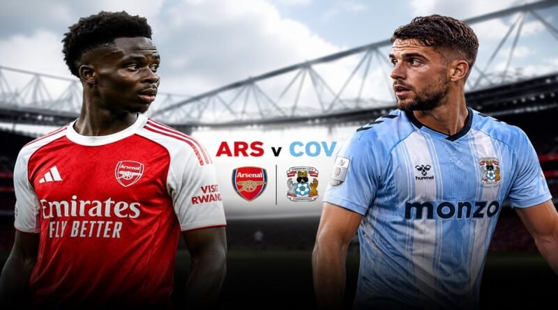 Arsenal v Coventry City Premier League match