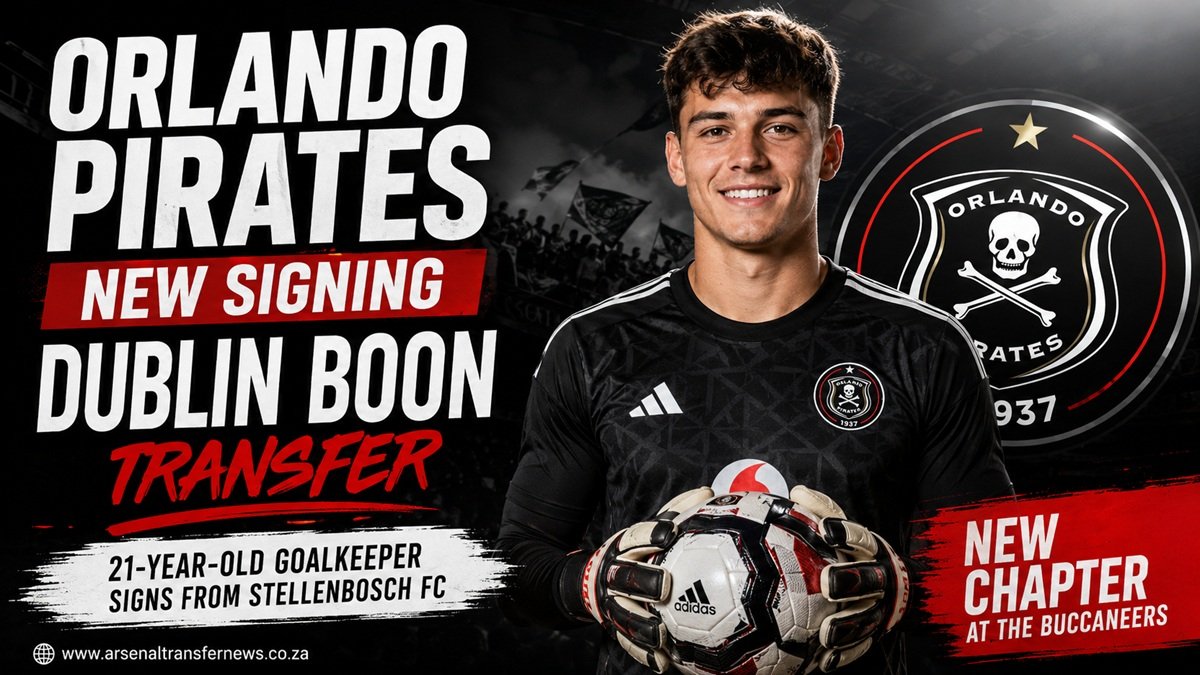 Dublin Boon joins Orlando Pirates from Stellenbosch FC