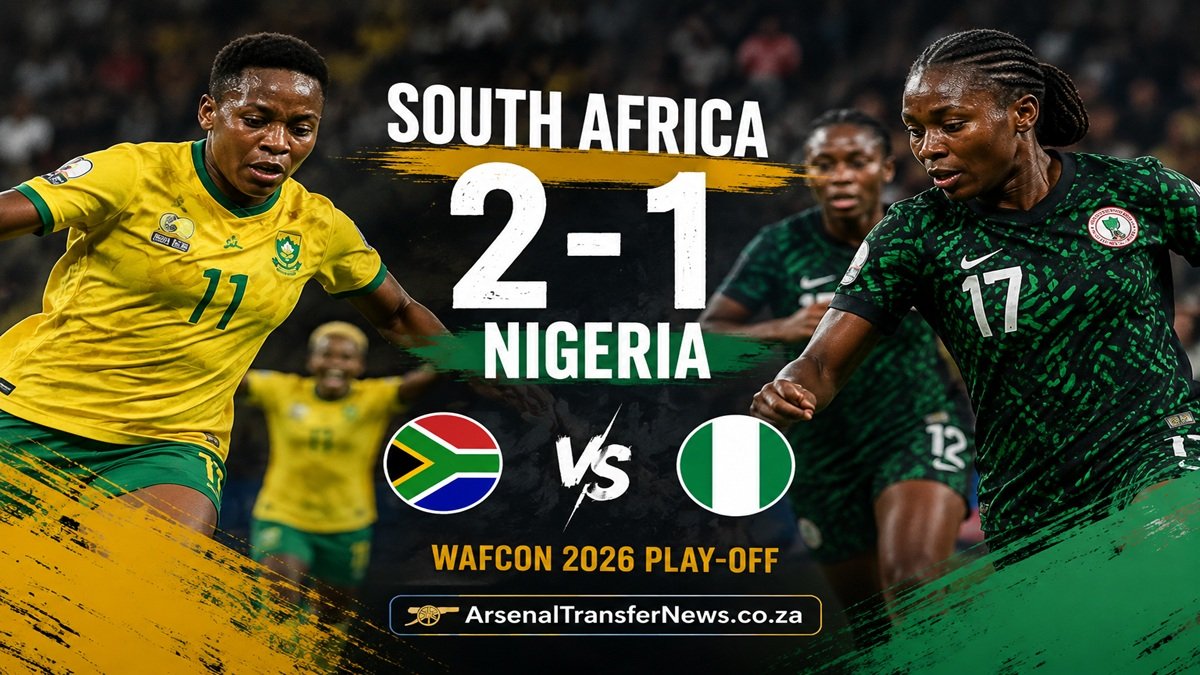 South Africa vs Nigeria Woman: Banyana Banyana Survive a Wild Finish to Keep World Cup Dream Alive South Africa and Nigeria players during the 2-1 WAFCON 2026 play-off match